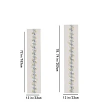 1pc Linen Table Runner, Spring Flowers Tablecloth For Farmhouse Home Kitchen Dining Table Party Decoration - Multicolor - View 2