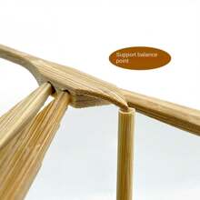 Balancing Rotating Bamboo Dragonfly Desktop Decoration For Home Office, Stress Relief Toy - Ginger - View 3