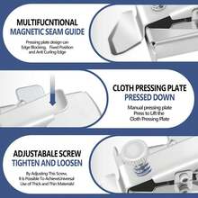 Hướng dẫn may từ tính, 1 chiếc hướng dẫn may từ tính thế hệ thứ ba nâng cấp cho máy may, hướng dẫn may đa chức năng cho tất cả các máy may, chân vịt máy may - Nhiều màu - Xem 4