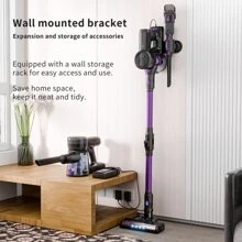 TEXOUS Cordless Vacuum Cleaner 250W With 130AW 22KPa  Powerful Suction, 40min Working Time, 2.6KG Lightweight, 6-Layer Filtration System, 0.7L Dust Bin, 3 Gears Suction, Data Display, Folding Extension Tube, 4-In-1 Accessories, Low Voice, Rechargeable, Self-Standing Portable Handheld Stick Vacuum Cleaner For Home Carpets Hardwood Floor Desktop Curtain Corner Pet Hair - EU C Type Plug(220-240V) - View 10