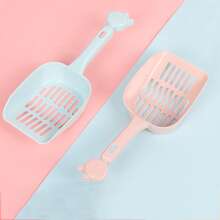 1 Miếng Dày lên Xả rác mèo Thìa Với Và Lưới Thiết kế Đối với Mèo Hộp Người dọn dẹp - Nhiều màu - Xem 1