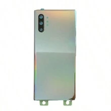適用於三星galaxy Note 10 Plus N975 N975f的背蓋玻璃更換,包括電池背蓋+黏貼膠 - 銀色 - 查看 3
