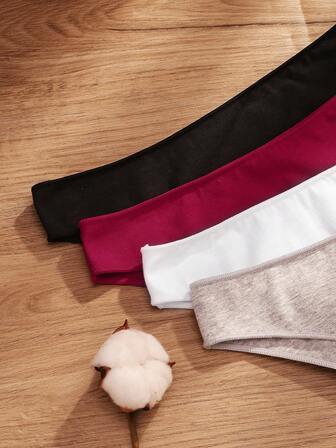 VKME 4入組無痕低腰三角褲內褲