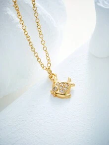 Vòng cổ nữ thời trang mới 2024, Mặt dây chuyền dài màu titan-đồng-vàng-bạc, chống phai màu, lý tưởng cho quà tặng sinh nhật hoặc ngày lễ tình nhân, có thánh giá, cá Phục sinh, trái tim, mặt trăng và các ngôi sao - Vàng - Xem 21