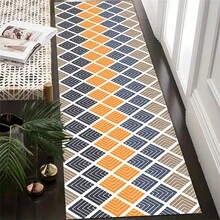 1 Thảm Dệt Kim Giả Có Thể Giặt Được Cho Hành Lang/Lối Vào Nhà, Thảm Hành Lang Chống Trơn Trượt Và Chống Ẩm, Thảm Trải Sàn - Nhiều màu - Xem 1