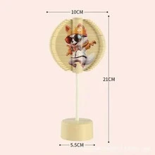 1個abs旋轉棒棒糖消壓裝飾玩具,折疊玩具,旋轉螺旋玩具（風格隨機） - 彩色 - 查看 6