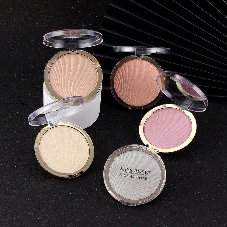 Highlighter Powder With Single Color Brighten Nose Shadow, Baking