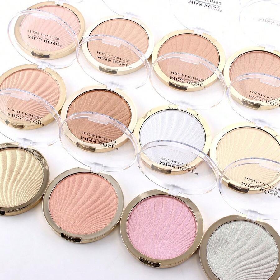 Highlighter Powder With Single Color Brighten Nose Shadow, Baking