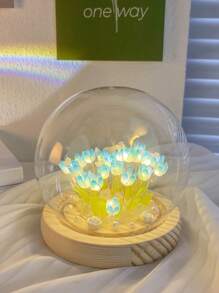 9入組,鬱金香夜燈,創意手工製作diy材料,花卉led燈床頭燈,房間裝飾派對裝飾 - 彩色 - 查看 13