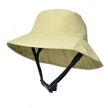 1 Pieza Sombrero De Ala Dura Para Hombre Para Playa, Surf, Uso Diario, Con Estilo, Transpirable Y Protector Solar - Multicolor - Ver 9
