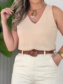 Women Tops - Màu be - Xem 1