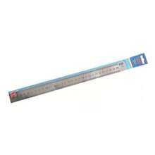 Régua De Aço Material Resistente 30 cm - Prata - Visão 6
