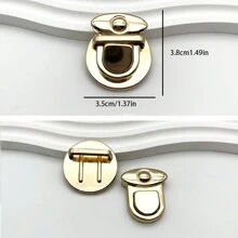 Metal Buckle Wallet Thumb Fastener Lock Metal Buckle Suitable For DIY Bag Wallet Replacement Essential Multifunctional Accessories Bag Hardware Accessories - Multicolor - View 11