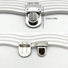 Metal Buckle Wallet Thumb Fastener Lock Metal Buckle Suitable For DIY Bag Wallet Replacement Essential Multifunctional Accessories Bag Hardware Accessories - Multicolor - View 9