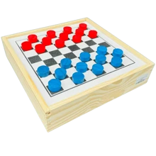 Jogos de Mesa 5x1 Xadrez, Dama, Ludo, Trilha, Jogo da Velha Educativos Jogos Clássicos Toy Trade Oficial