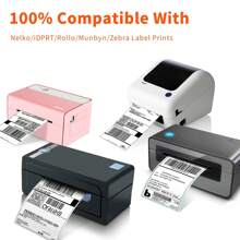 Thermal Direct Shipping Labels 4x6-350 Labels, Compatible With Rollo, Brother, Zebra And Most Thermal Printer, Perforated, Commercial Grade, Doesn't Compatible With Dymo - White - View 7