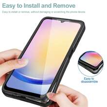 Funda de teléfono de 360 grados con protección de pantalla de doble cara compatible con Samsung Galaxy S24 Ultra S21 S23 FE S22 S23 Ultra S24 Plus A04E A15 A35 A55 A05 A05S A24 A34 A54 A14 A04S A23 A13 A12 A22 A32 A33 A53 A52 A52S 5G Cubierta de doble capa con protección de cámara Instalación sencilla Vidrio templado resistente a arañazos y roturas Protector de pantalla ultra definición Regalo para cumpleaños/Pascua/Día del Presidente/Navidad/Familia/Amigos/Novio/Novia