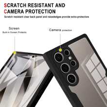 Funda de teléfono de 360 grados con protección de pantalla de doble cara compatible con Samsung Galaxy S24 Ultra S21 S23 FE S22 S23 Ultra S24 Plus A04E A15 A35 A55 A05 A05S A24 A34 A54 A14 A04S A23 A13 A12 A22 A32 A33 A53 A52 A52S 5G Cubierta de doble capa con protección de cámara Instalación sencilla Vidrio templado resistente a arañazos y roturas Protector de pantalla ultra definición Regalo para cumpleaños/Pascua/Día del Presidente/Navidad/Familia/Amigos/Novio/Novia