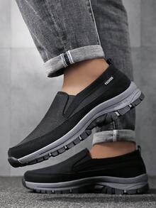 Nam Lưới thoáng khí Giày lười Núi Giày lêu lổng , Hoàn hảo Đối với Cuộc sống hàng ngày Và Đi dạo Thể dục Ngoài trời - màu đen - Xem 2