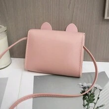 1 pieza Nueva selección multicolor Bolso de hombro mini de moda, Monedero lindo para niña pequeña, Bolso de dibujos animados fresco y dulce con ropa hermosa, Bolso cruzado sencillo para niña, Bolso para pañuelos y llaves, Bolso cuadrado pequeño de moda, Bolso de regalo de cumpleaños para niños - Multicolor - Ver 7