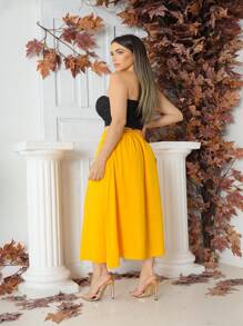 Women Skirts - Yellow - View 3