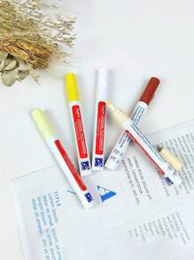 1pc Roise White Waterproof Tile Marker Grout Pen Wall Seam Pen 10Color Optional, For Tiles Floor Bathroom Decontamination Seam Repair, Stickers, Wall Decal, Vinyl Decal For Home Decorations, Spring Decoration Items Refresh Your Home, Rama Decoration Stickers