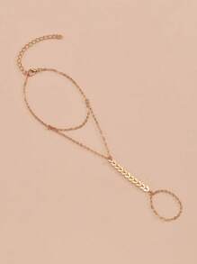 手指圓環手環 - 銀色 - 查看 2