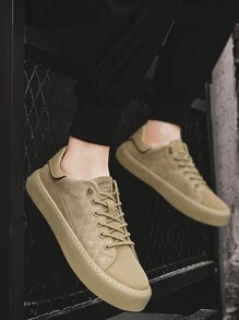 2024 Mùa hè Nam Giày thể thao , Giải trí Giày lười Thoáng khí Nam Giày thể thao , Màu Khaki - Màu Khaki - Xem 4