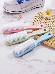 1隻多功能小鞋刷,家用清潔刷,適用於清潔鞋子、衣服、水槽、窗台、爐灶、牆壁、地板、浴缸、廚具等,家居清潔工具 - 彩色 - 查看 6