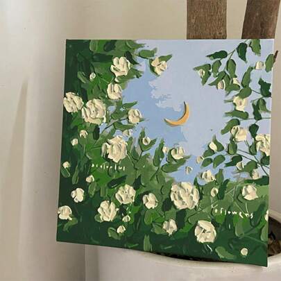 Diy Digital Painting Kit, Handmade Oil Painting Set, Acrylic Coloring Painting Drawing Set