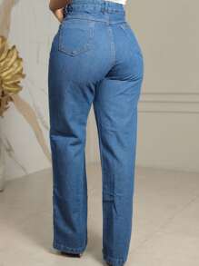 Women Jeans - Rửa trung bình - Xem 2