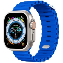 1 件男女通用运动硅胶海洋风格 Apple Watch 表带 Apple Watch 表带兼容 42/44/45/46/49 毫米 Apple Watch Ultra/Se/10/9/8/7/6/5/4 - 42mm/44mm/45mm/49mm - 查看 16