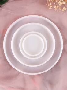 SikeSike 4pcs Clay Mold Set, Epoxy Resin Molds For DIY Resin Coasters, Bowls, Candle Holders, Home Decor - White - View 9