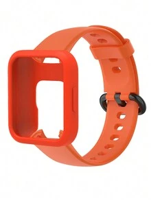 Kit Pulseira + Case Para Redmi Watch Lite 2 De Silicone Cores