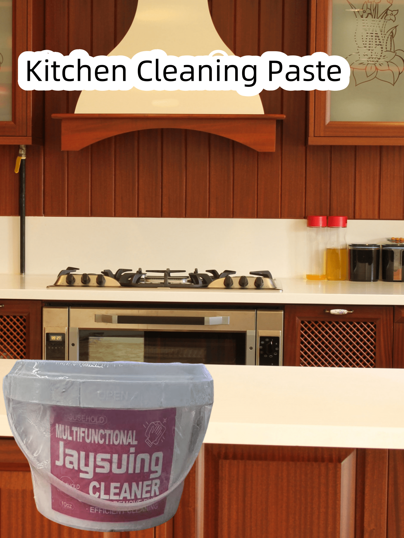 Jaysuing MultiFunctional Cleaning Paste For Heavy Oil Stains, Dirt