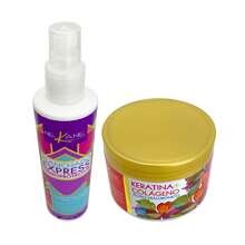 NEKANE KIT DE PLANCHADO EXPRESS 300 ML Y TRATAMIENTO KERATINA CON COLAGENO 280 GR - Blanco - Ver 3