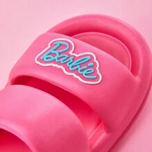 Miniso 女士户外凉鞋时尚沙滩拖鞋女士厚底拖鞋 - 平底防滑、时尚百搭（） - 玫紅綠 - 查看 3