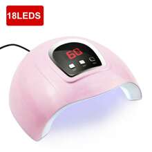 LIMEGIRL 1 PIEZA Lámpara de uñas LED UV con 18 LED para accesorios de manicura, accesorios y herramientas para uñas, secador de esmalte de uñas, equipo de secado de gel, herramientas profesionales de arte de uñas con sensor automático y 3 ajustes de temporizador, 3 estilos, suministros para uñas, herramientas para uñas, herramientas de arte de uñas, de vuelta a la escuela, uñas, herramientas para uñas para uñas postizas