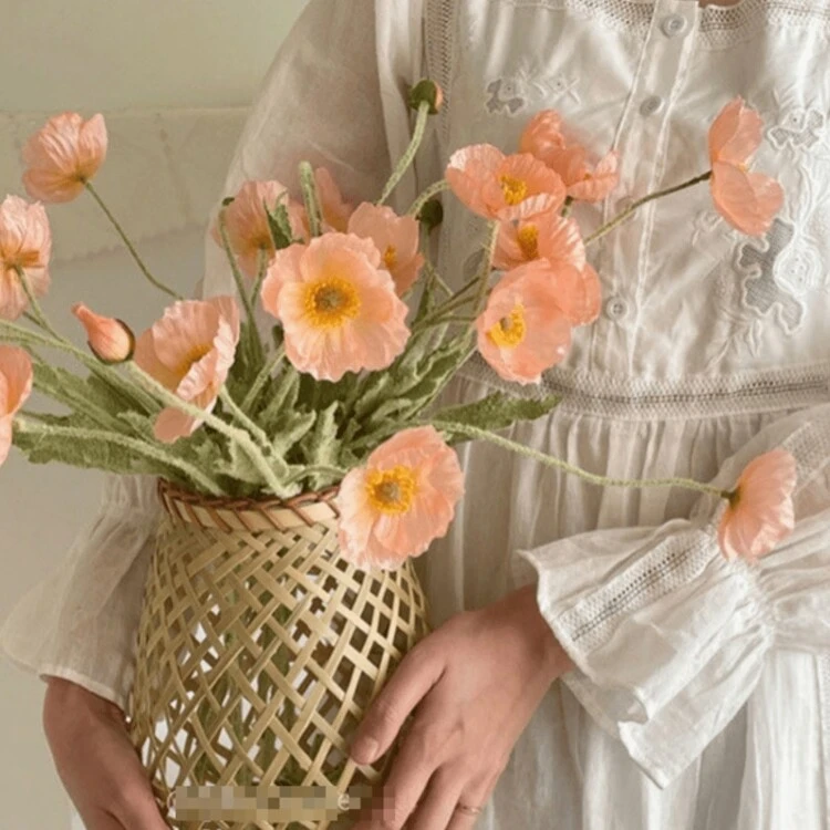 1 قطعة/2 قطعة/4 قطع من زهور الخشخاش الاصطناعية، بطول 59 سم، 4 زهور لكل ساق، بأسلوب عصري بسيط، قابلة للثني ولا تبهت - مناسبة لجدار الزهور DIY، ديكور المشهد، ترتيب الزهور في غرفة المعيشة/النوم، الزفاف، الحفلات، ديكور المنزل، إكسسوارات المكتب، ديكور الغرفة، لوازم العودة إلى المدرسة. - مرجاني - مشاهدة 5