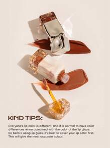 MISTINE 泰式拿鐵果汁唇彩，含玻尿酸、維生素E的保濕唇彩啫喱，高度顯色，霧面妝感，不黏膩，防水、不易暈染的輕盈質地，1盒2.6g - 冰爽半透明紅茶 - 查看 7
