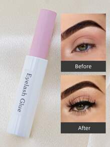 1 件假睫毛胶水 6ml，超形眼睫毛胶水，快干持久簇状睫毛延长胶水防水无乳胶眼睫毛胶水，适合敏感眼睛 DIY 假睫毛（黑色）睫毛胶水，睫毛胶水 - 黑色 - 查看 10