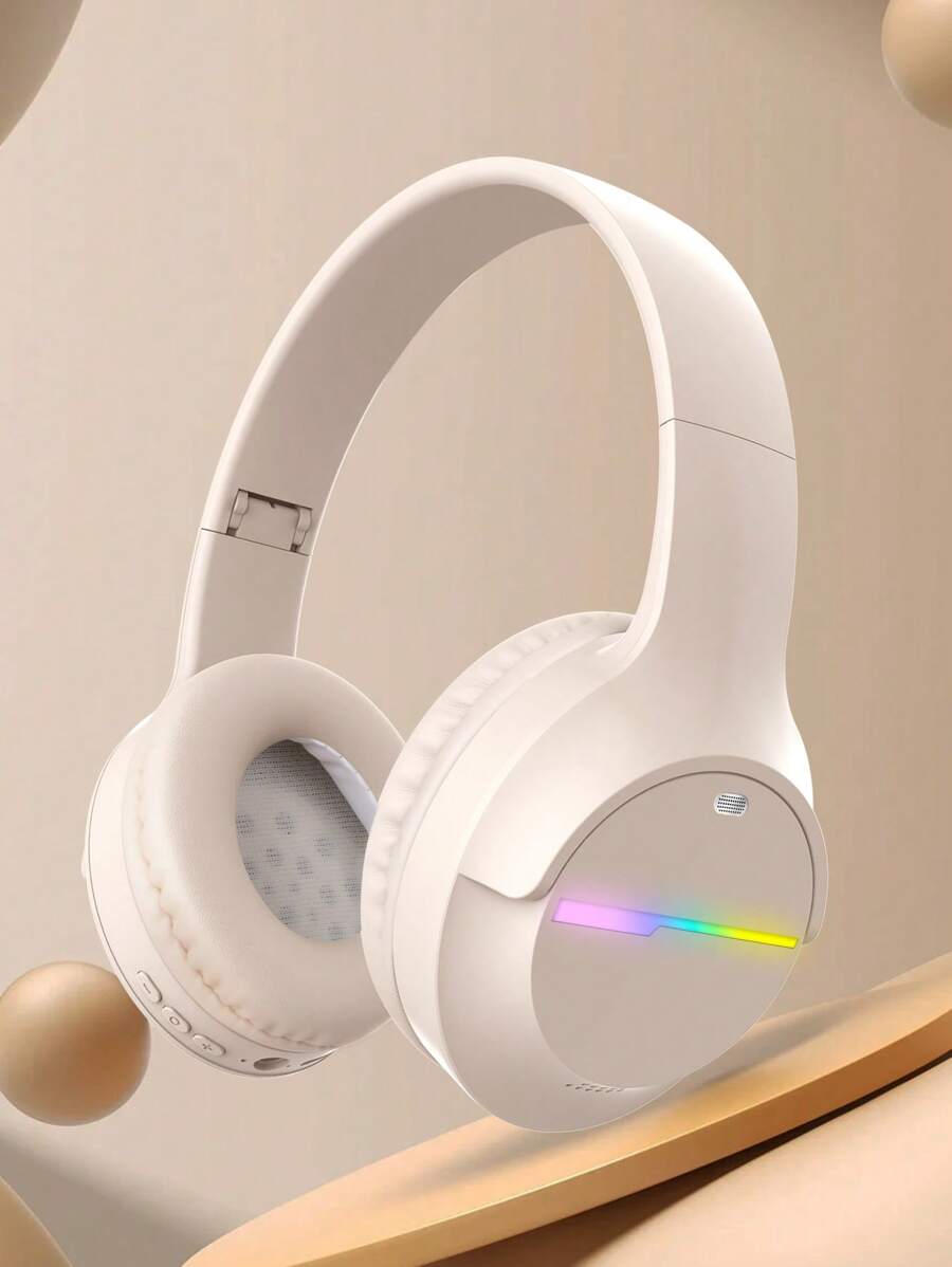 Gerripuer 主动降噪无线耳机，包耳式，可伸缩和折叠设计，带 USB-C 充电，适合作为新年/情人节手机礼物