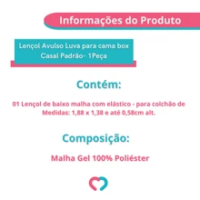 Lençol Avulso De Cama Casal Padrão Box Malha Luva Elástico Cobre toda Cama - Promoção - Branco - Visão 5
