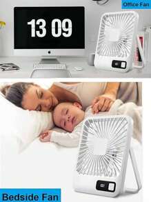 New Desktop/Wall Mounted USB Fan, Portable Mini Electric Fan For Home, Student Dormitory, Bedside, Small Size