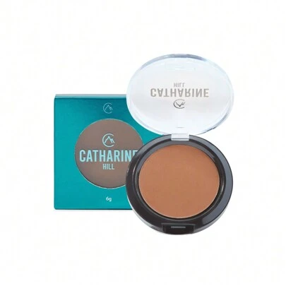 Contorno Facial Em Pó Catharine Hill Bronzer Natural Acabamento Aveludado Não Craquela 6g Festa Junina