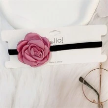 BMOR Elegant Velvet Choker Necklace Vintage Rose Flower Short Clavicle Chain Necklace Women Fashion Wedding Neck Collar Funky Jewelry Gift Valentines - Flower Choker - View 7