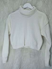 Women Sweaters - 白色 - 查看 1