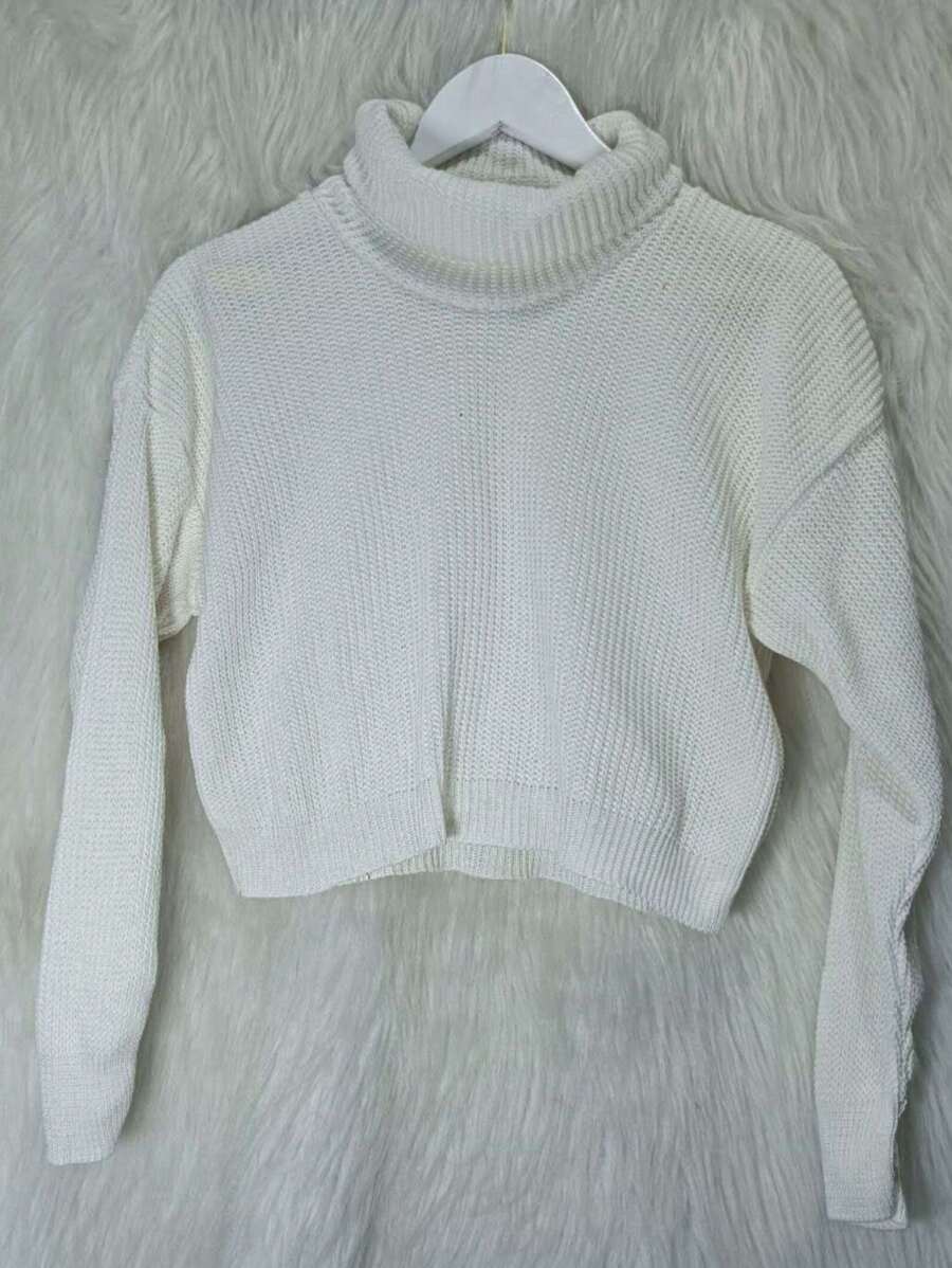 Women Sweaters - 白色 - 查看 1
