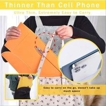 Ultralight Foldable Portable Stool Chair, Home Thickened Outdoor Chair Mini Mazha Fishing Chair, Lightweight Collapsable Folding Potty Stool For Traveling, Mini Foot Step Stool For Airplane Flight Camping Stuff