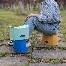 Ultralight Foldable Portable Stool Chair, Home Thickened Outdoor Chair Mini Mazha Fishing Chair, Lightweight Collapsable Folding Potty Stool For Traveling, Mini Foot Step Stool For Airplane Flight Camping Stuff